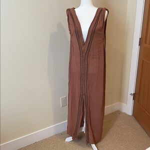 Clay Gauze Sleeveless Maxi Dress / Coverup